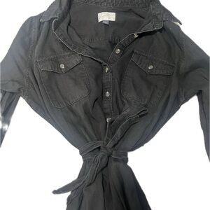 Universal Thread size Small Black Jean Dress